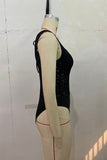 Lace Detail Sleeveless Bodysuit