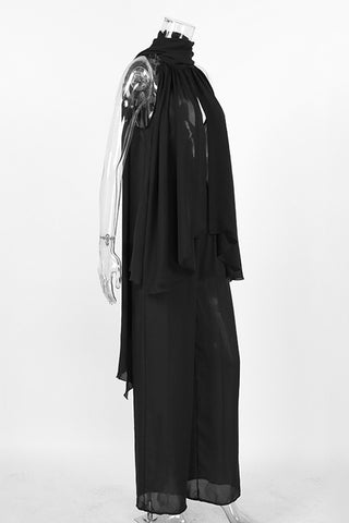 Sleeveless Flowy Pants Set