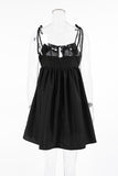 Tie-Shoulder Casual Dress