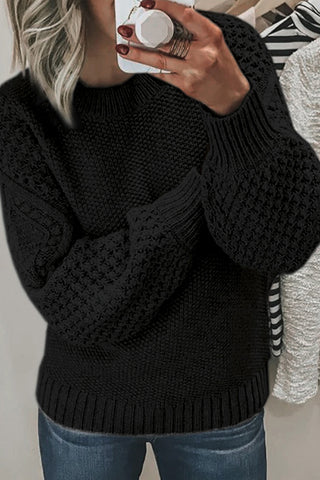 Textured Knit Sweater