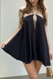 Flowy Halter Casual Dress