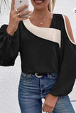 Stylish Cut-Out Sleeve Blouse