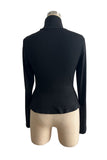 Elegant Button-Up Peplum Top