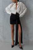 Elegant Wrap Mini Skirt
