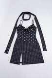 Polka Dot Casual Midi Dress