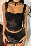 Spider Web Patterned Camisole