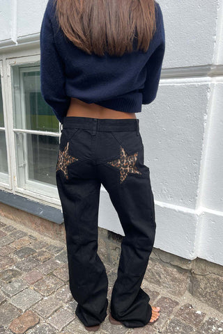 Star-Accent Casual Pants