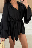 Flowy Tie-Waist Casual Dress