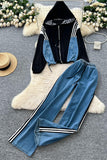 Casual Hoodie and Pants Set