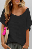 Off-Shoulder Knit Top