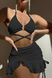 Stylish Strappy Bikini Set