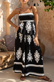 Boho Print Smocked Tank and Pants Set