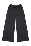 Wide-Leg Casual Pants with Drawstring