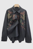 Embellished Floral Shirt