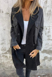 Two-Tone Longline Jacket