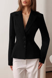Tailored Single-Breasted Blazer