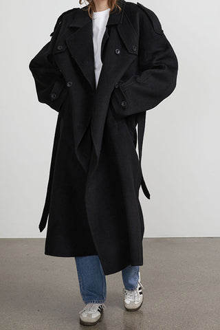 Classic Double-Breasted Trench Coat