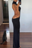 Elegant Cutout Evening Dress