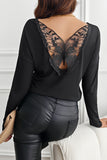 Lace Back Butterfly T-Shirt