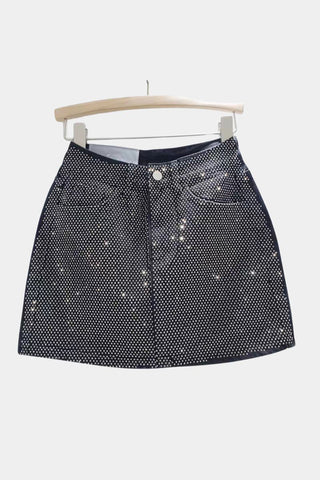 Sparkly Embellished Mini Skirt