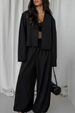 Chic Long Sleeve Pants Set