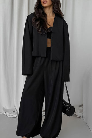 Chic Long Sleeve Pants Set