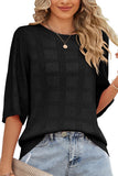 Loose-Fit Patterned Blouse