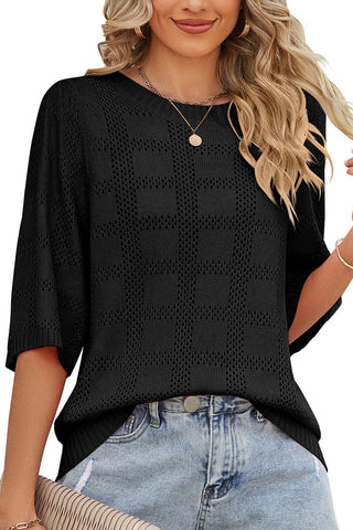 Loose-Fit Patterned Blouse