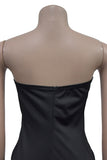 Strapless Wide-Leg Jumpsuit