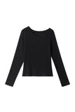 Stylish Asymmetric Neckline T-Shirt