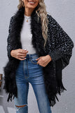 Fringed Leopard Cardigan