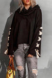 Lace-Up Sleeve Casual Sweatshirt