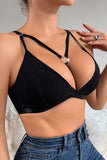 Strappy V-Neck Bralette Top