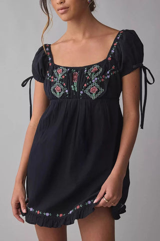 Floral Casual Mini Dress