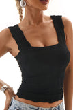 Textured Sleeveless Tank Top