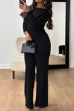 Elegant Long-Sleeve Pants Set