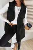 Button-Front Sherpa Vest