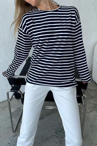 Striped Long-Sleeve T-Shirt