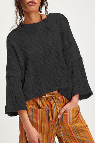 Cable-Knit Sweater