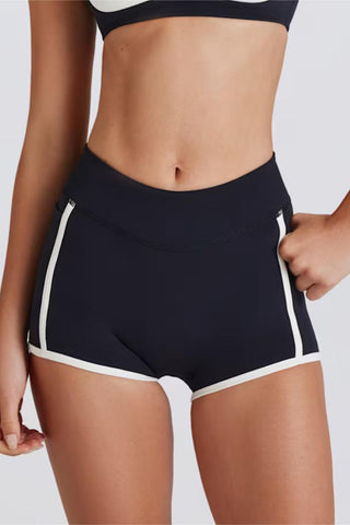 Sleek High-Waist Casual Shorts