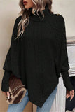 Buttoned Cable Knit Sweater