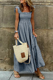 Smocked Casual Maxi Dress