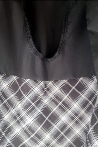 Multi-Layered Denim Midi Skirt