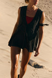 Active V-Neck Loose Fit  Tank Top