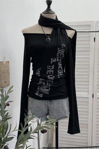 Asymmetrical Layered T-Shirt