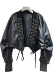 Embellished Open-Front Cropped Jacket