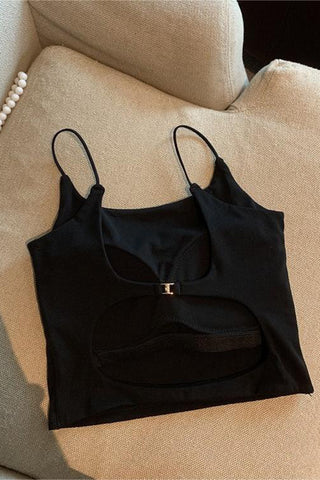 Stylish Cutout Tank Top