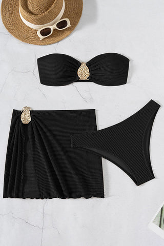 Elegant Three-Piece Bikini Set