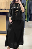 Half Sleeve Skirt Set for Everyday Comfort