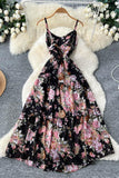 Floral Tiered Casual Dress